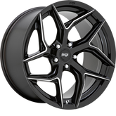 Niche 20x9 M266 Torsion Gloss Black Milled +18mm
