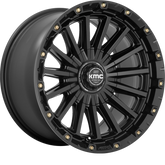 KMC 20x9 KM102 Tempo Satin Black +18mm