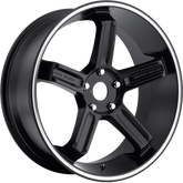 Motegi Racing 20x9.5 MR122 Satin Black w/ Machined Stripe +35mm