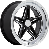 American Racing 20x8.5 VN514 Groove Gloss Black Milled w/ Diamond Cut Lip +6mm