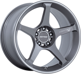 Motegi Racing 18x10.5 MR159 Battle V Gunzilla w/ Machined Lip Stripe +35mm