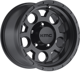 KMC 15x9 KM522 Enduro Matte Black -12mm