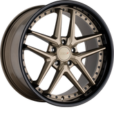 TSW 20x10 Premio Matte Bronze w/ Gloss Black Lip +40mm