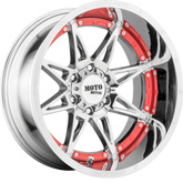 Moto Metal 20x10 MO993 Hydra Chrome -18mm