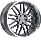 TSW 19x9 Avalon Gunmetal w/ Brushed Gunmetal Face and Machined Lip +15mm