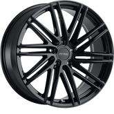 Petrol 17x8 P1C Gloss Black +40mm