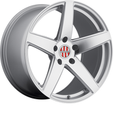 Victor Equipment 19x11 Baden Silver w/ Mirror Cut Face +55mm