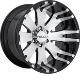 Helo 18x10 HE917 Gloss Black Machined -18mm