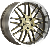 TSW 20x10 Avalon Bronze w/ Brushed Bronze Face and Machined Lip +40mm