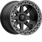 MSA Offroad Wheels 14x7 M31 Lok 2 Satin Black w/ Matte Gray Ring +0mm
