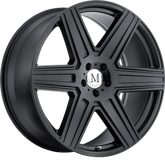 Mandrus 20x10 Atlas Matte Black +25mm
