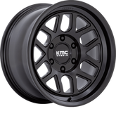 KMC 18x9 KM446 Mesa Forged Monoblock Satin Black -12mm