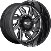 Moto Metal 20x10 MO997 Hurricane Gloss Black Milled -18mm