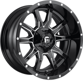 Fuel 20x12 D627 Vandal Gloss Black Milled -43mm