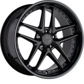 TSW 20x8.5 Premio Matte Black w/ Gloss Black Lip +20mm