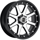 XD 17x9 XD798 Addict Matte Black Machined -12mm