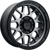 XD 17x8.5 XD135 Grenade OR Matte Gray w/ Matte Black Lip +0mm