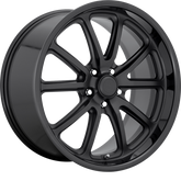 US Mags 18x8 U123 Rambler Matte Black w/ Gloss Black Lip +1mm