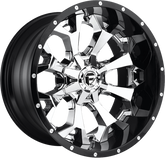 Fuel 20x12 D246 Assault Chrome Face w/ Gloss Black Lip -43mm