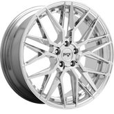 Niche 18x8 M249 Gamma Chrome +42mm