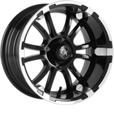 Fairway Alloys 14x6.5 FA134 Sixer Matte Black Machined -20mm