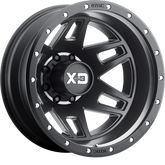 XD 17x6.5 XD130 Machete Dually Satin Black w/ Reinforcing Ring -155mm