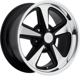 US Mags 17x8 U109 Bandit Matte Black Machined +1mm