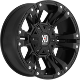XD 17x9 XD822 Monster II Matte Black -12mm