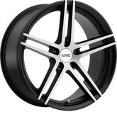 KMC 19x9.5 KM703 Monophonic Satin Black Brushed +35mm