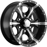 Helo 17x9 HE791 Maxx Gloss Black Milled -12mm