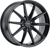 Petrol 19x8 P4B Gloss Black +35mm