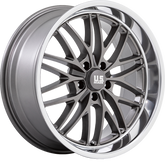 US Mags 20x8.5 U139 Santa Cruz Anthracite w/ Diamond Cut Lip +6mm