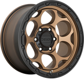KMC 17x8.5 KM541 Dirty Harry Matte Bronze w/ Black Lip +0mm