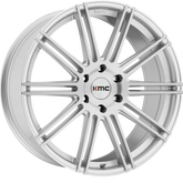 KMC 20x9 KM707 Channel Brushed Silver +30mm