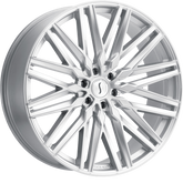 Status 20x9 Adamas Silver w/ Mirror Face +15mm