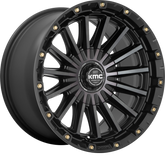 KMC 20x9 KM102 Tempo Satin Black w/ Gray Tint +18mm