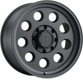 Level 8 16x8.5 Hauler Matte Black -6mm