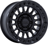 KMC 18x9 KM552 IMS Matte Black w/ Gloss Black Lip +30mm