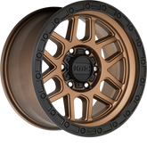 KMC 20x9 KM544 Mesa Matte Bronze w/ Black Lip +0mm