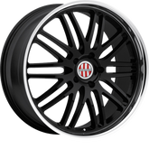 Victor Equipment 19x11 Lemans Gloss Black w/ Mirror Cut Lip +52mm