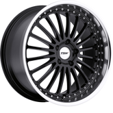 TSW 19x8 Silverstone Gloss Black w/ Mirror Cut Lip +40mm