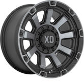 XD 17x9 XD852 Gauntlet Satin Black w/ Gray Tint +0mm