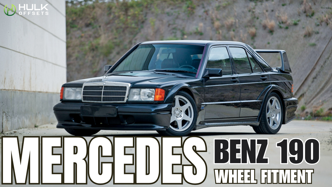 Mercedes-Benz 190 Wheel Bolt Pattern, Rim Size, Hub Bore, And Offsets