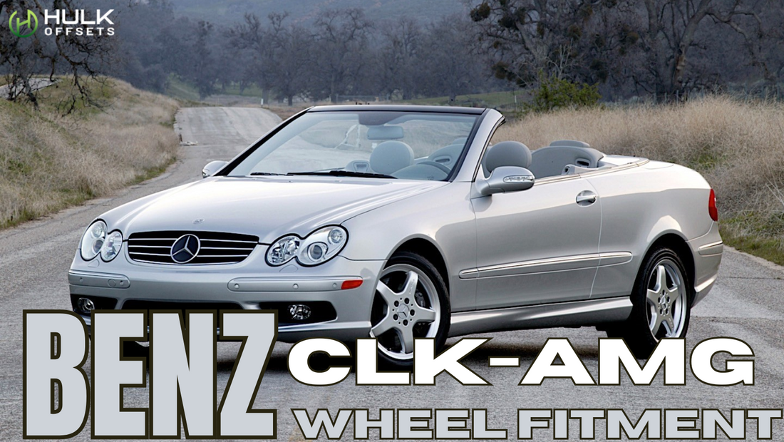 Mercedes-Benz CLK-Class AMG Wheel Bolt Pattern, Rim Size, Hub Bore, And Offsets