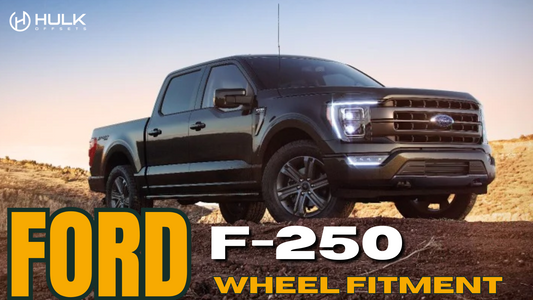 Ford F-250 Wheel Bolt Pattern, Rim Size, Hub Bore, Offsets And Tire size