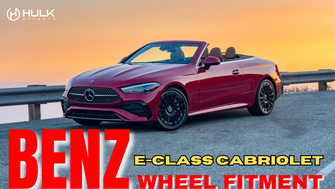 Mercedes-Benz E-CLASS Cabriolet Wheel Fitment