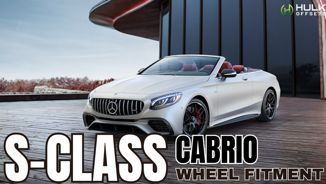 Mercedes-Benz S-CLASS CABRIO Wheel Bolt Pattern, wheel Size, Hub Bore, Offsets And Tire size
