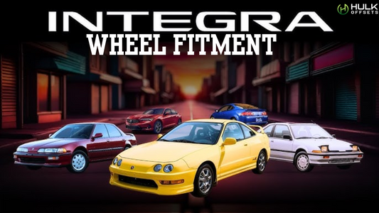 Acura Integra Wheel Bolt Pattern, Rim Size, Hub Bore And Offsets