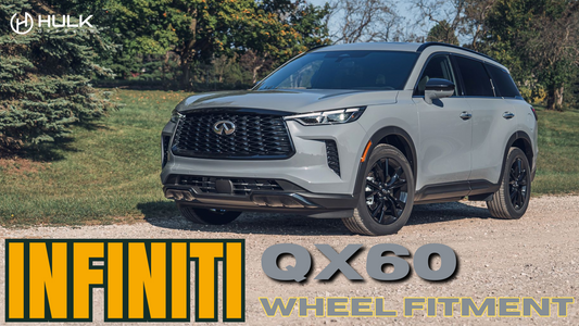 Infiniti QX60 Wheel Bolt Pattern, Rim Size, Hub Bore, Offsets And Tire size