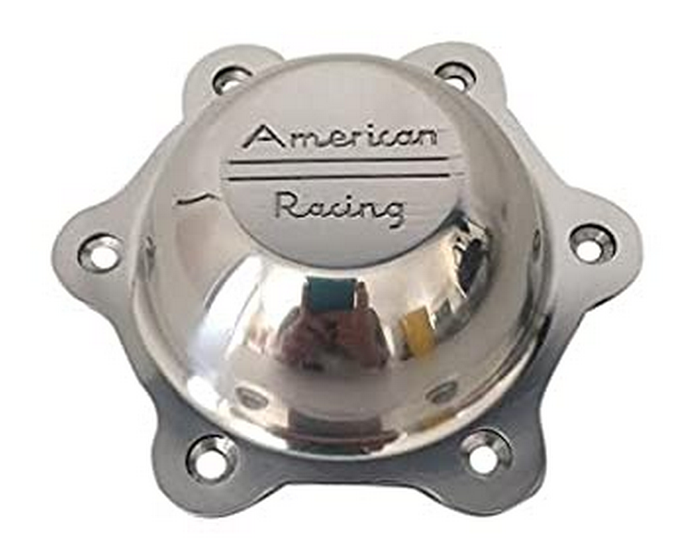 American Racing AR104 Polished Aluminum 6 Ear HUB CAP